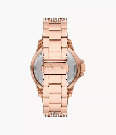 Michael Kors Everest Three-Hand Rose Gold-Tone Stainless Steel Limited Edition Watch