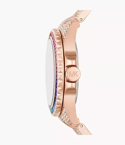 Michael Kors Everest Three-Hand Rose Gold-Tone Stainless Steel Limited Edition Watch
