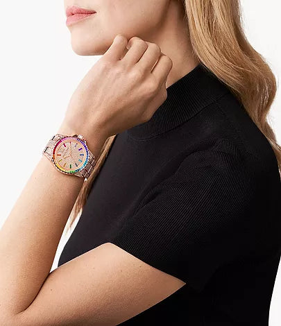 Michael Kors Everest Three-Hand Rose Gold-Tone Stainless Steel Limited Edition Watch
