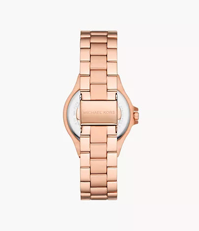 Michael Kors Mini-Lennox Three-Hand -Tone Stainless Steel Watch MK7279