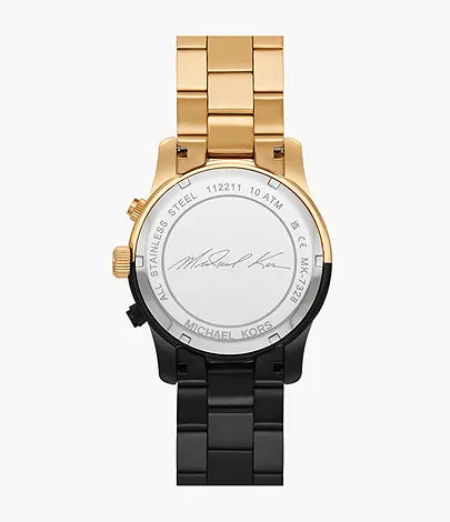 Michael Kors Runway Chronograph Two-Tone Stainless Steel Watch MK7328
