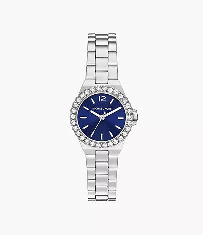 Michael Kors Women’s Lennox Three-Hand Gold-Tone Stainless Steel Watch MK7397