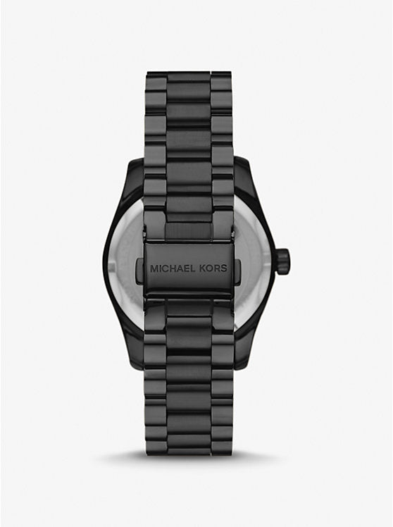 Michael Kors Stainless Steel Analog Black Dial Women Watch-Mk7442