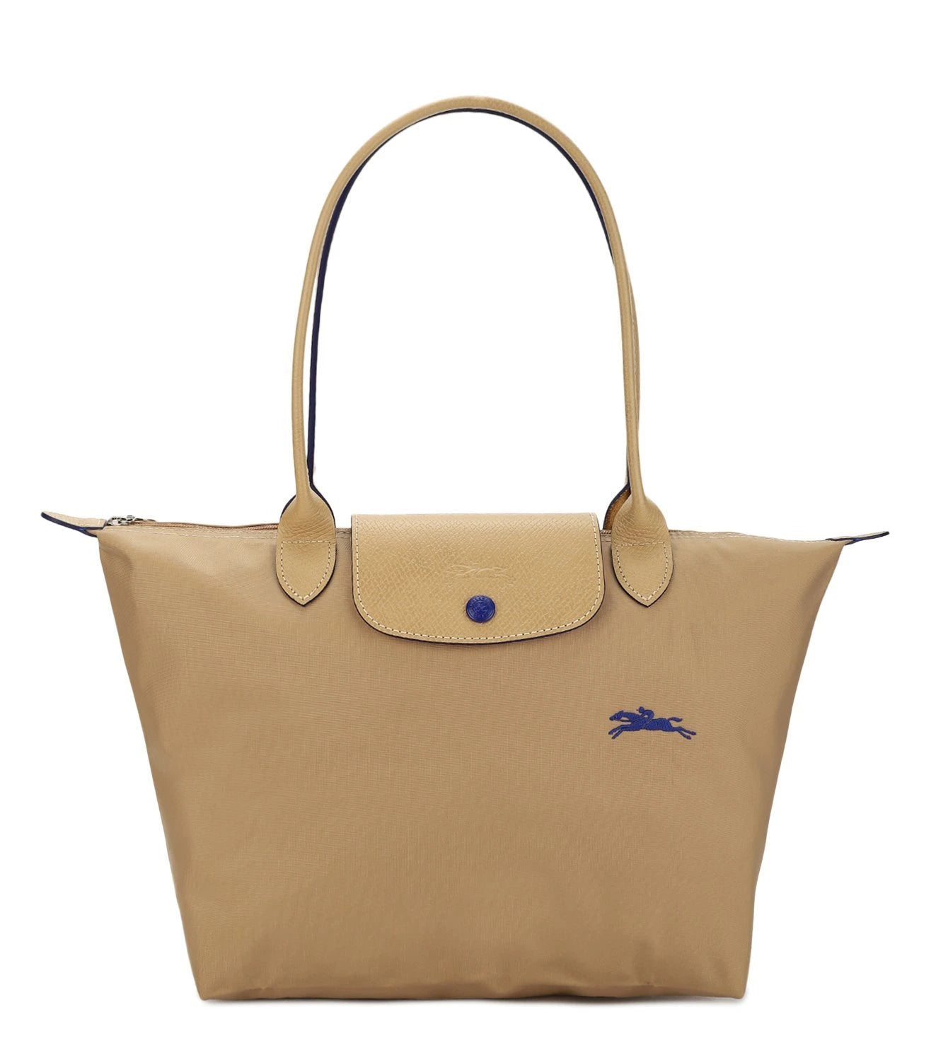 Longchamp Le Pliage Club Medium Shoulder Bag Beige