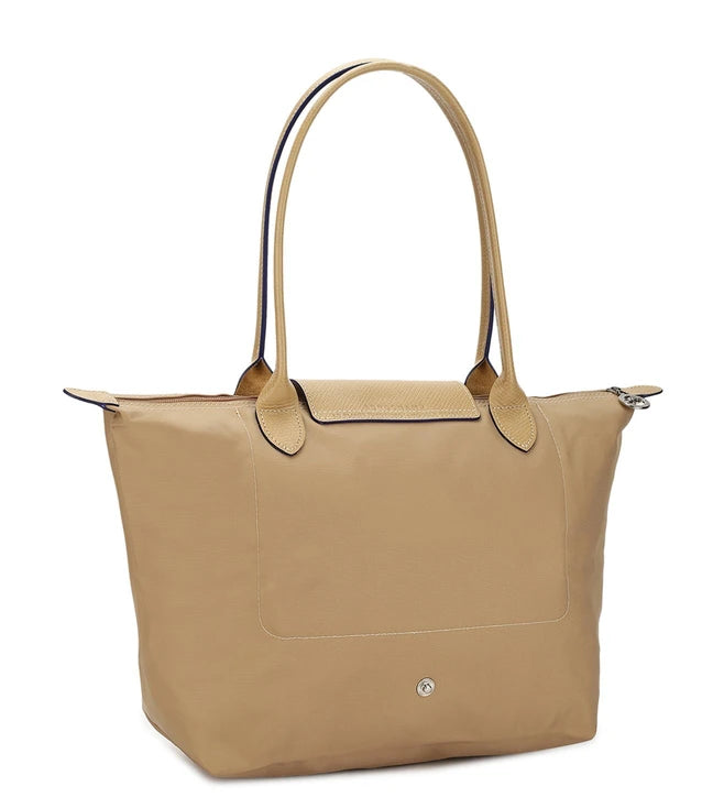 Longchamp Le Pliage Club Medium Shoulder Bag Beige