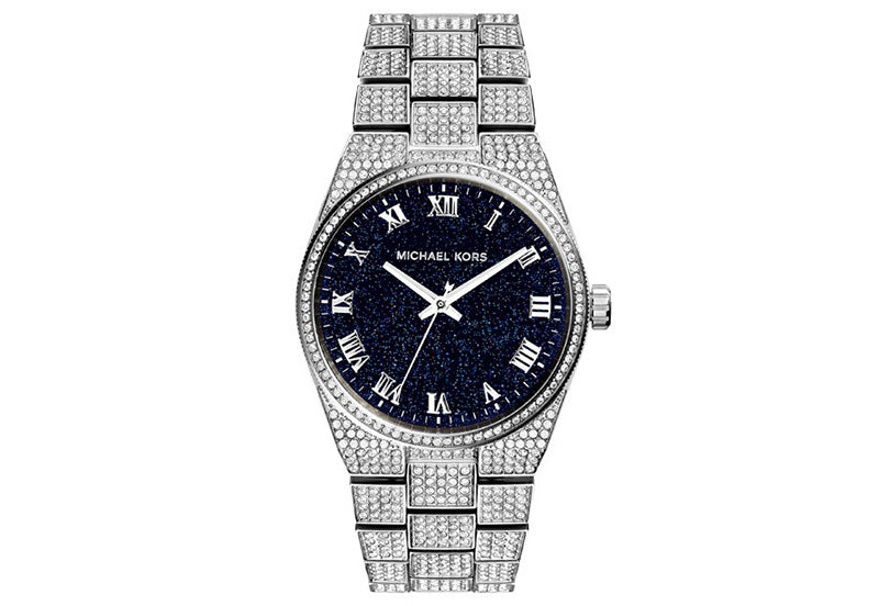 Michael Kors Channing Black Crystal Pave Stainless Steel Watch MK6089