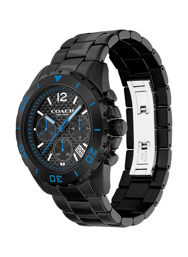 Coach KENT CHRONOGRAPH BLACK & BLUE MEN'S WATCH 14602562