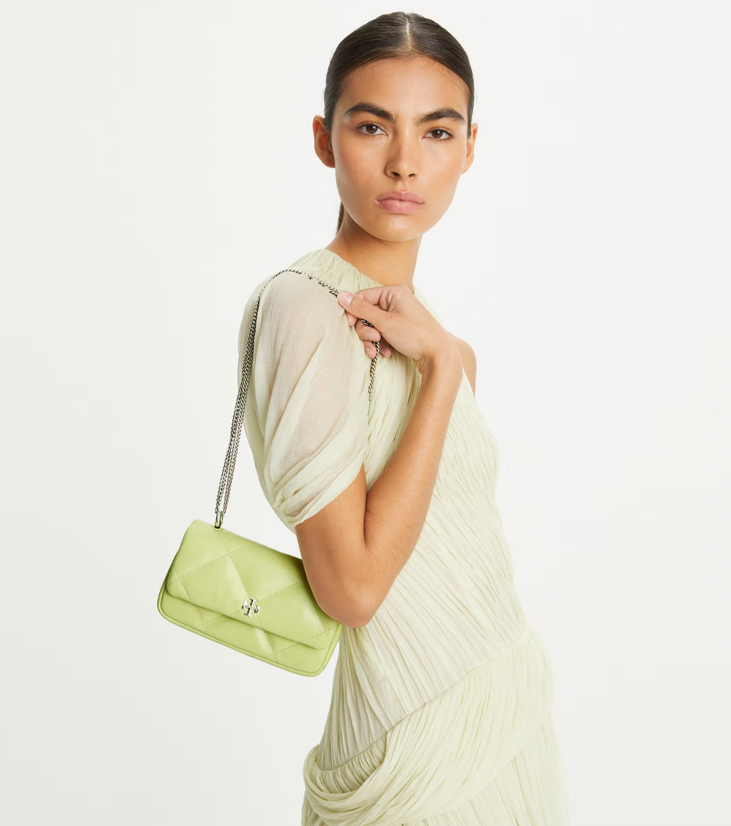 Tory Burch Mini Kira Diamond Quilt Flap Bag