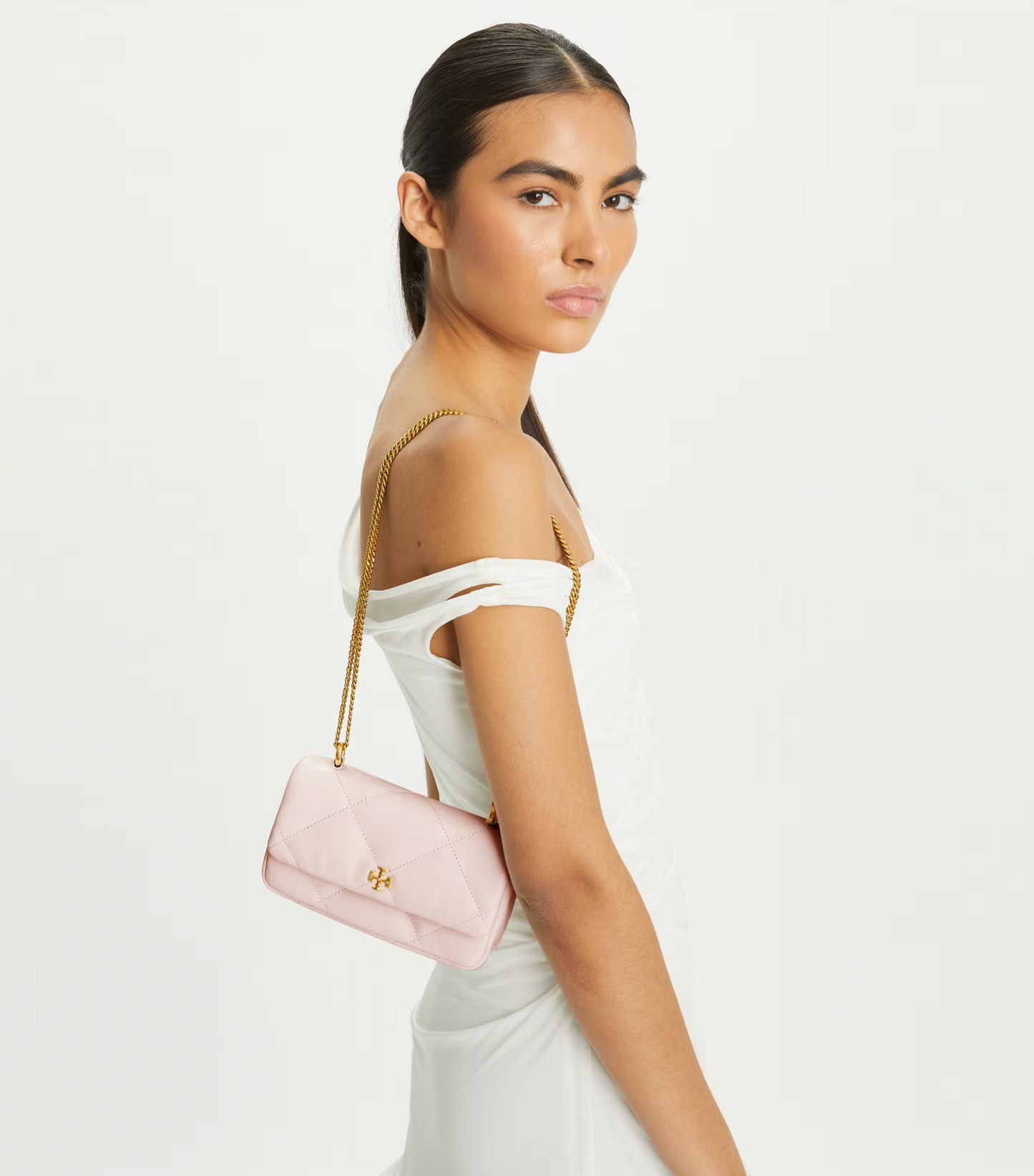Tory Burch Mini Kira Diamond Quilt Flap Bag
