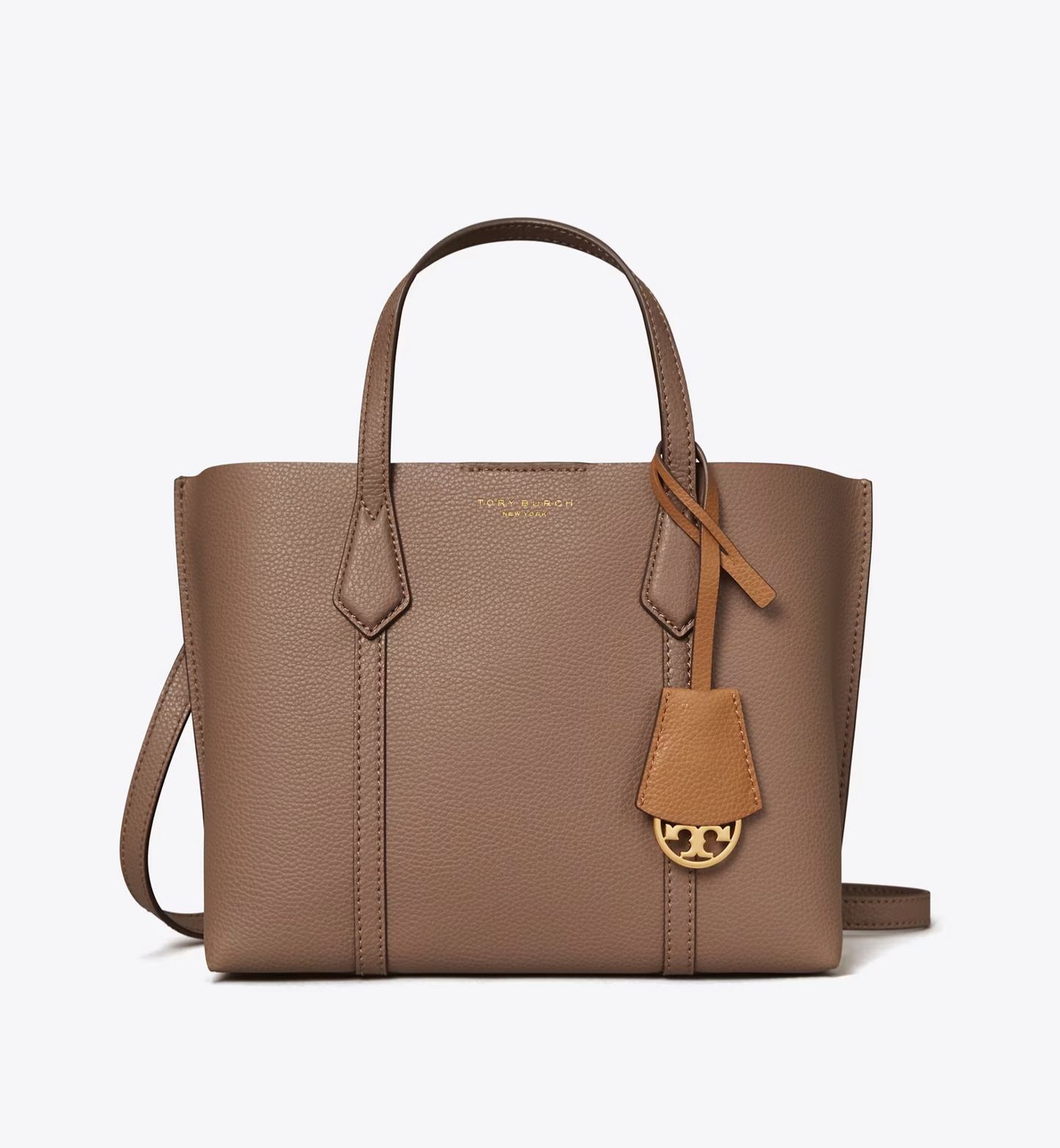 Tory Burch Perry Embossed Triple-Compartment Tote Small