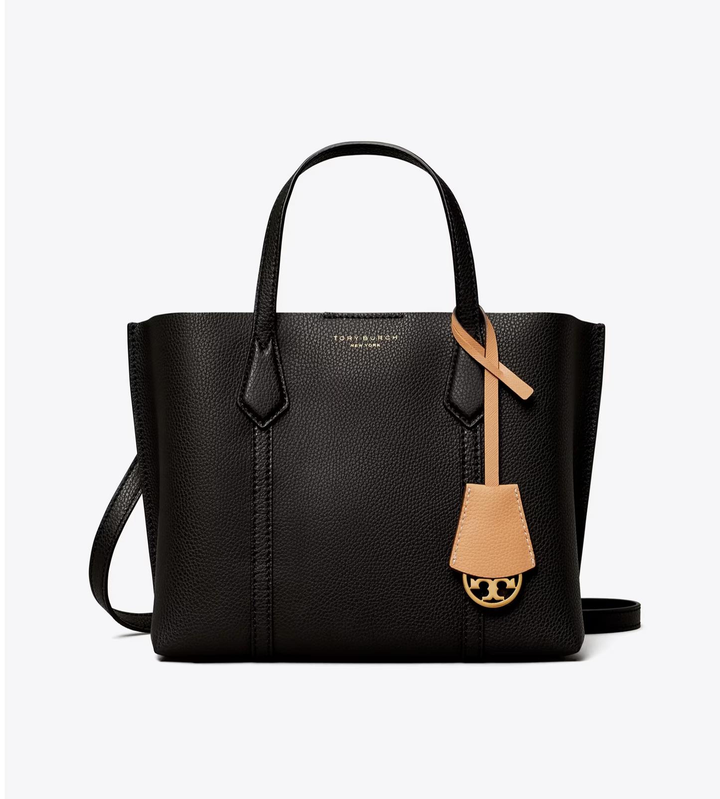 Tory Burch Perry Embossed Triple-Compartment Tote Small