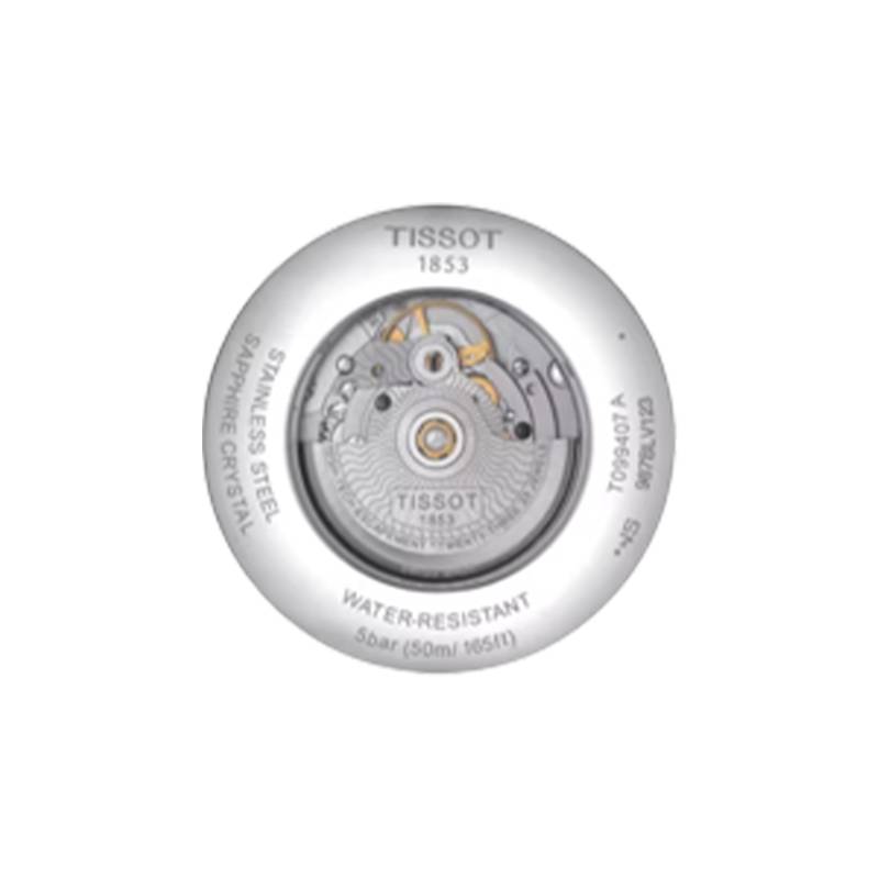Tissot Chemin des Tourelles Powermatic 80 Blue Dial and Grey Stainless Steel T0994071104800