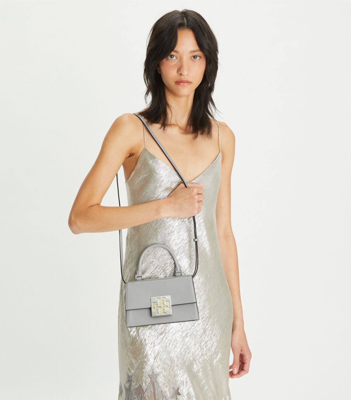 Tory Burch Bon Bon Spazzolato Mini Tp Handle Bag