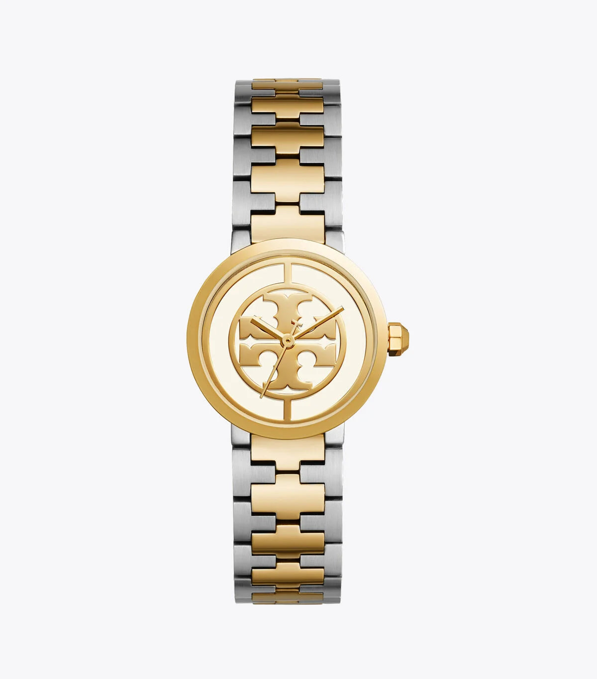 Tory Burch Reva Watch, Two-tone Gold/stainless Steel/ivory