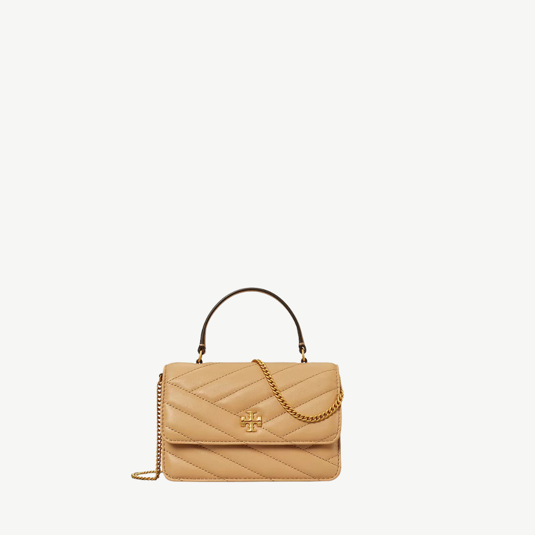 Tory Burch Mini Kira Chevron Top Handle Wallet