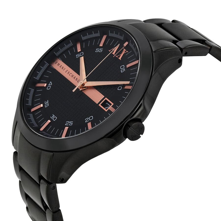 Armani Exchange Watch For Men Hampton AX2150 With Black Dial