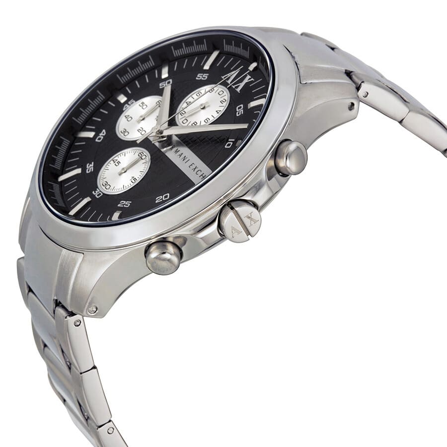 Armani Exchange Watch For Men Hampton AX2152 With Black Dial