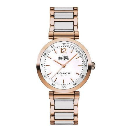 Coach SPORT ROSE GOLD WHITE CERAMIC WOMEN'S WATCH 14502463