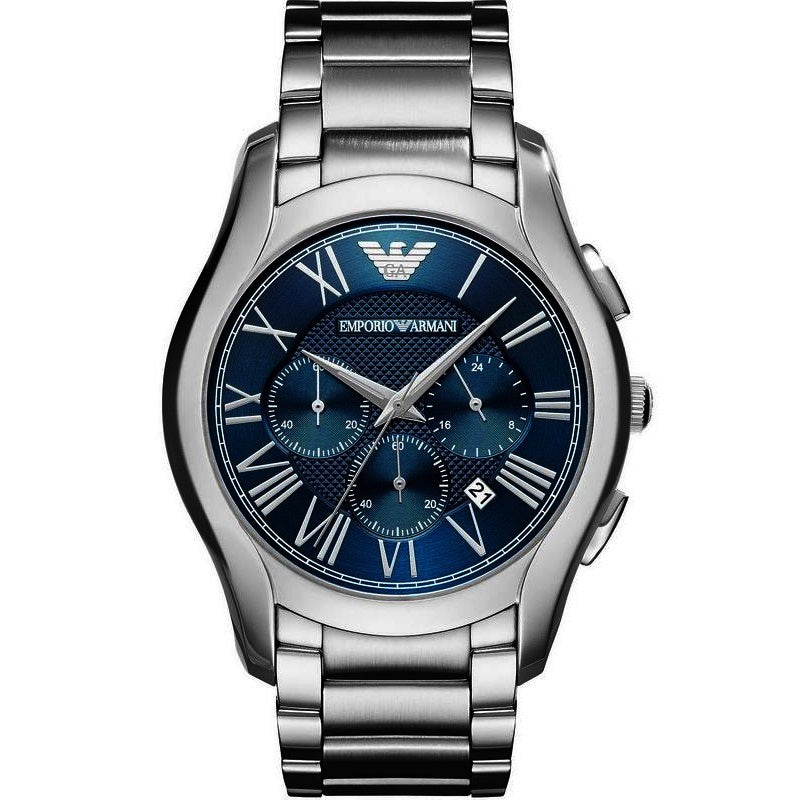 Emporio Armani Men’s Analogue Quartz Stainless Steel Blue Dial 45mm Watch AR11082