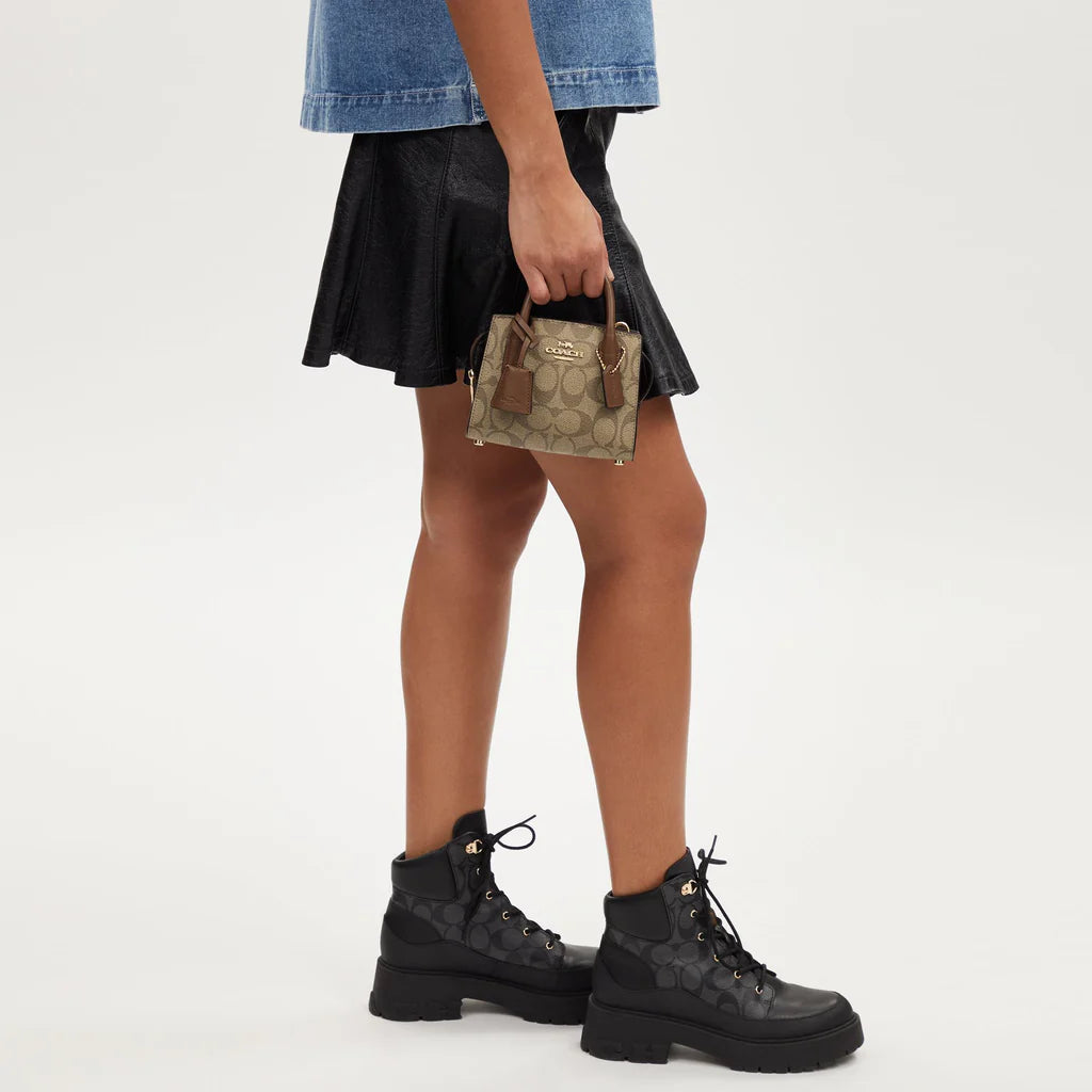 Coach Andrea Mini Carryall In Signature Canvas