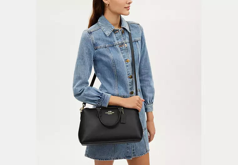 Coach Georgia Satchel Bag - Black