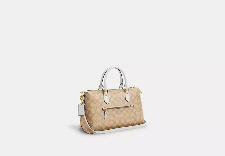 Coach Georgia Satchel In Signature Canvas