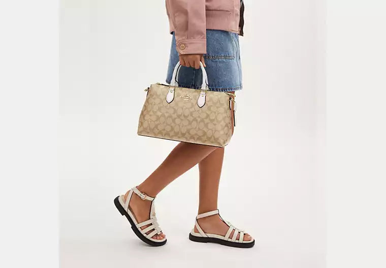 Coach Georgia Satchel In Signature Canvas