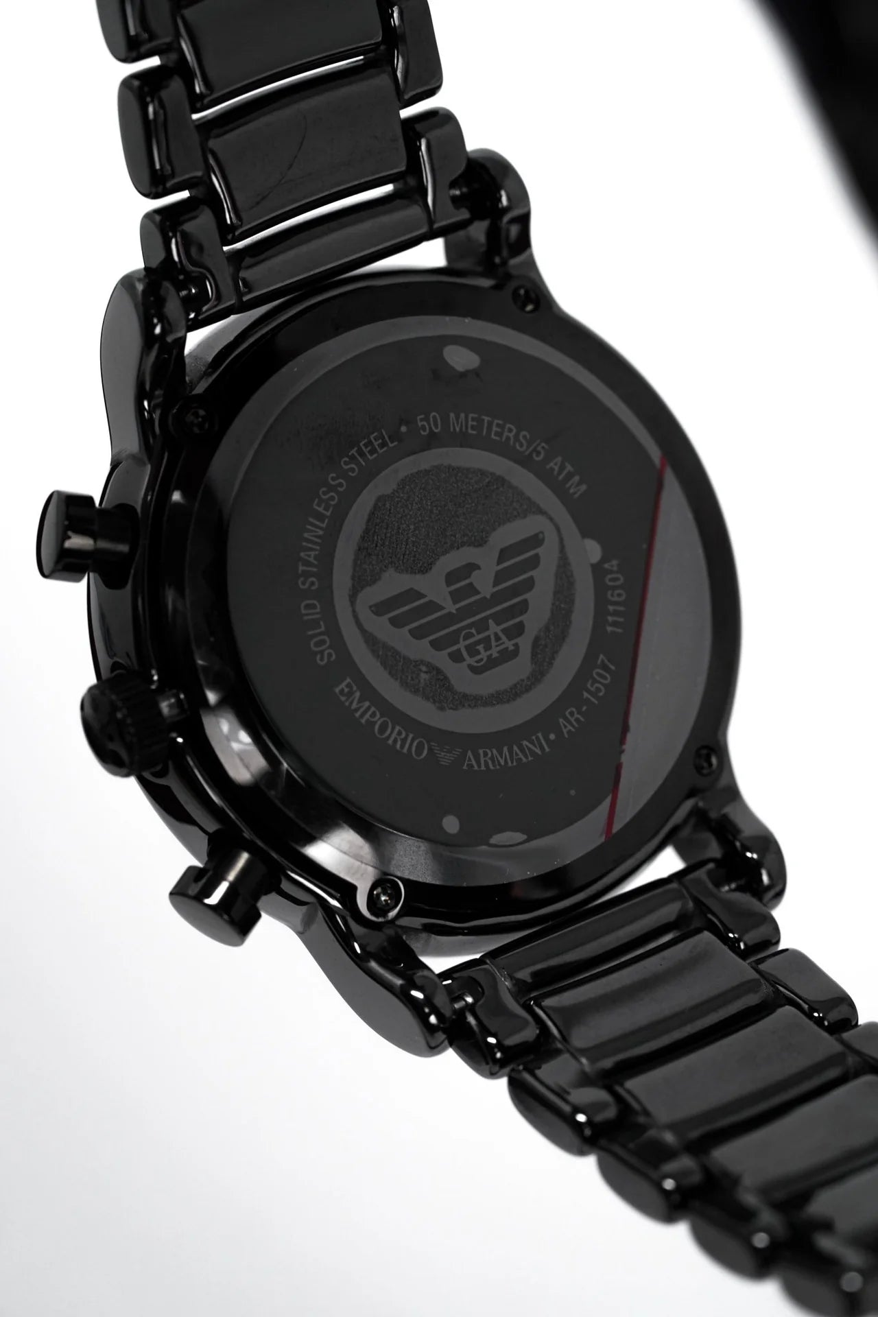 Emporio Armani Men's Luigi Chronograph Watch Black Ceramic AR1507