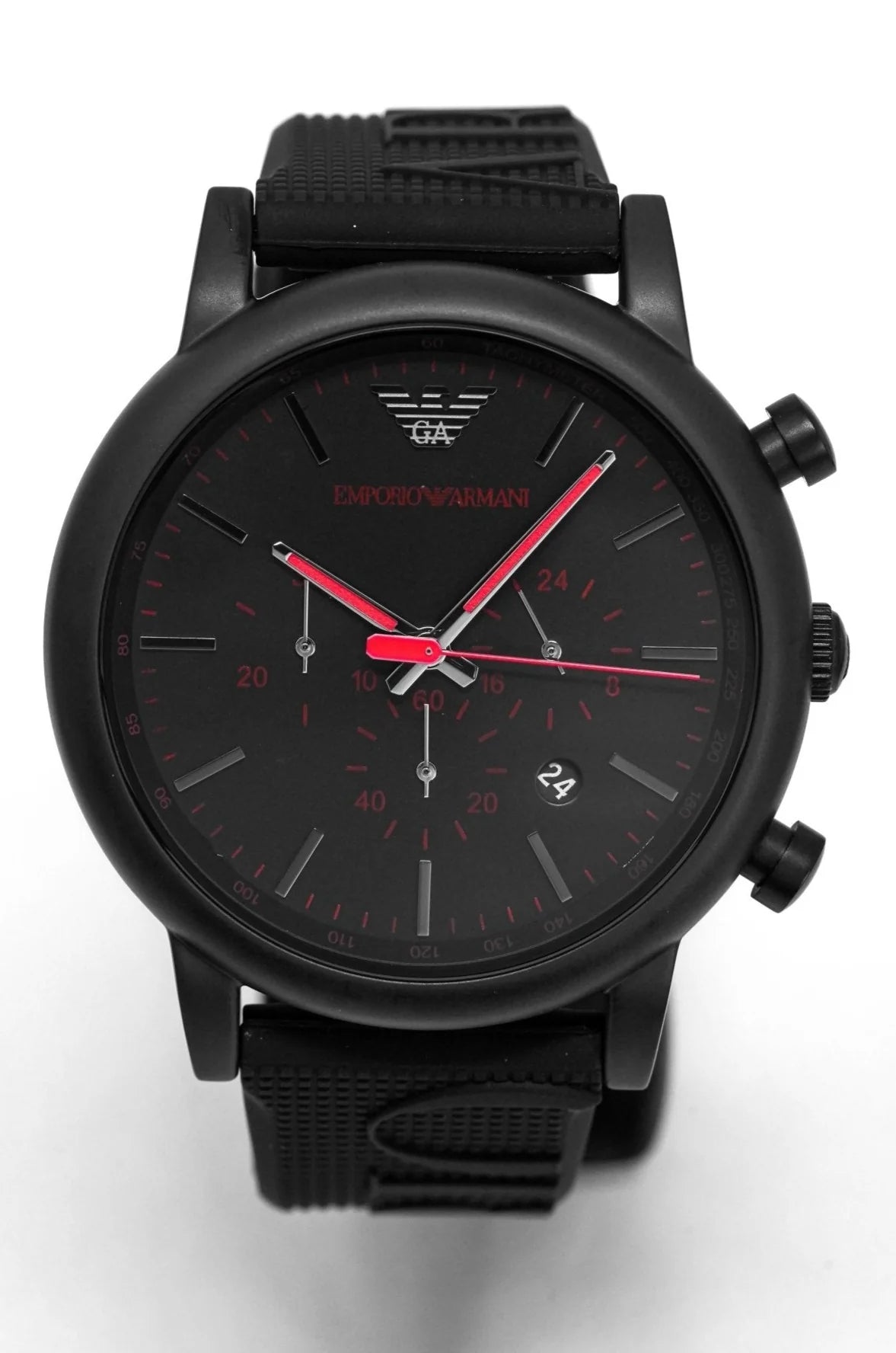 Emporio Armani Men's Luigi Chronograph Watch Black PVD AR11024