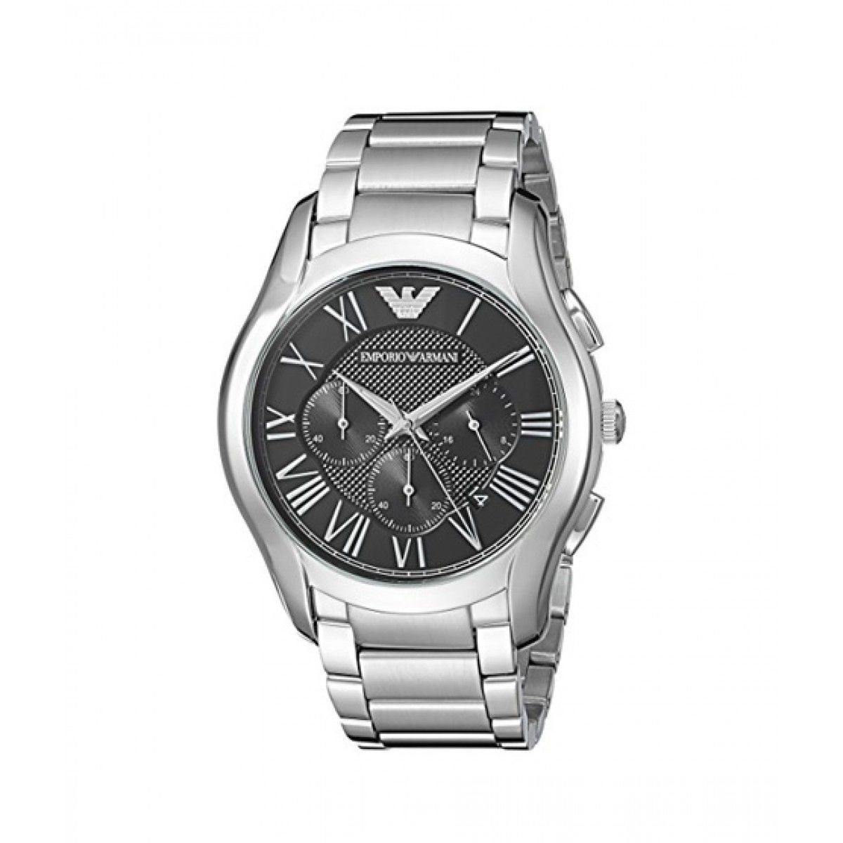 Emporio Armani Men’s Quartz Stainless Steel Black Dial 44mm Watch AR11083