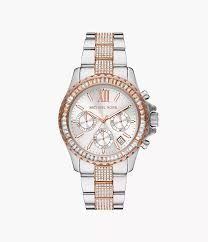 Michael Kors Everest Chronograph Gold-Tone Stainless Steel Watch mk6975