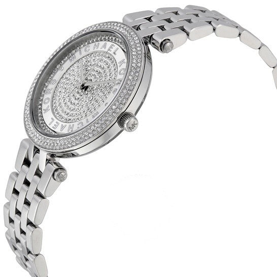 Michael Kors Women’s Quartz Stainless Steel Silver Dial 33mm Watch MK3476