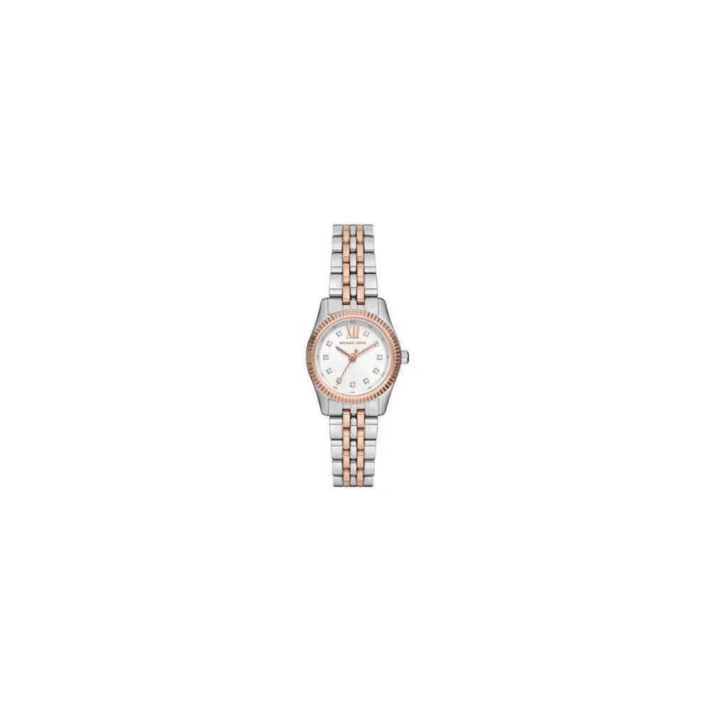 Michael Kors Lexington Three-Hand Rose Gold-Tone Stainless Steel Watch MK4817