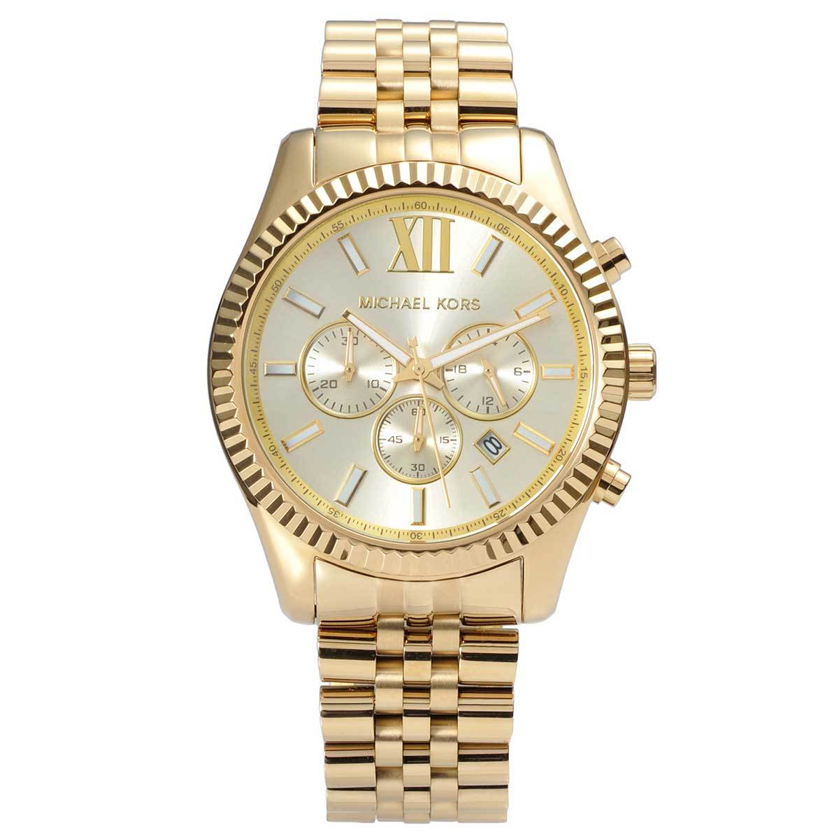 Michael Kors Men’s Quartz Stainless Steel Champagne Dial 45mm MK8281