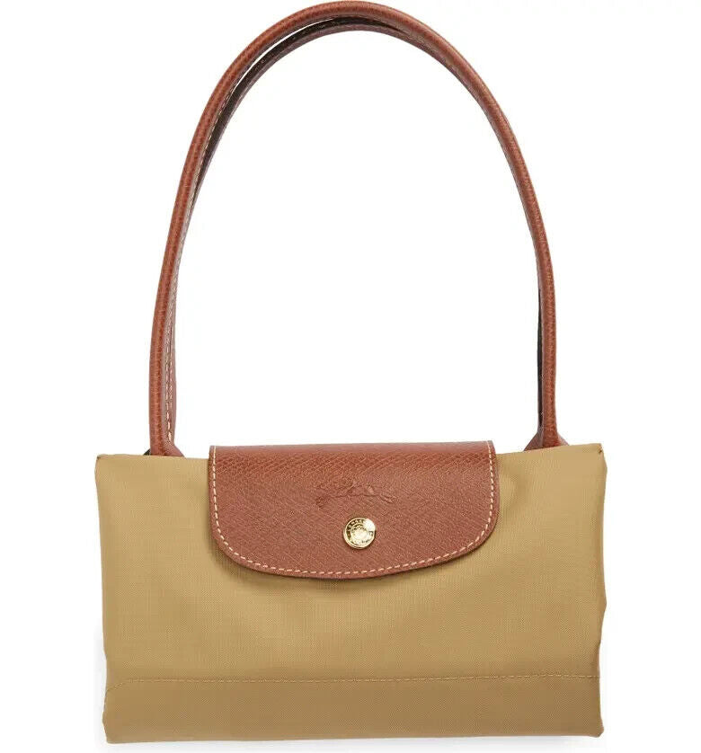 Longchamp Le Pliage Club Medium Shoulder Bag Desert Tan