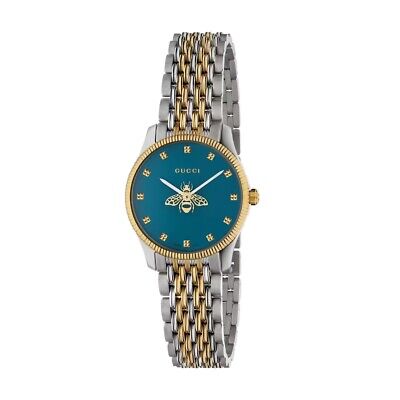 Gucci G-Timeless Two-tone Stainless Steel Grey Dial Quartz Watch for Gents - YA126446 (Copy)