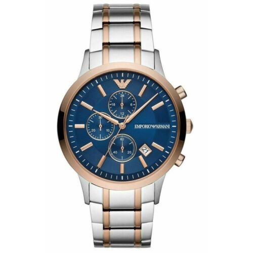 Emporio Armani Renato Blue Men's Watch - AR80025