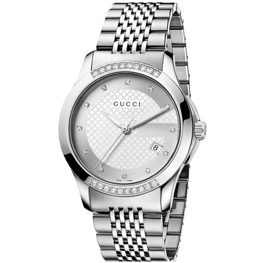 G-Timeless Silver Dial Steel Men's Watch YA126407