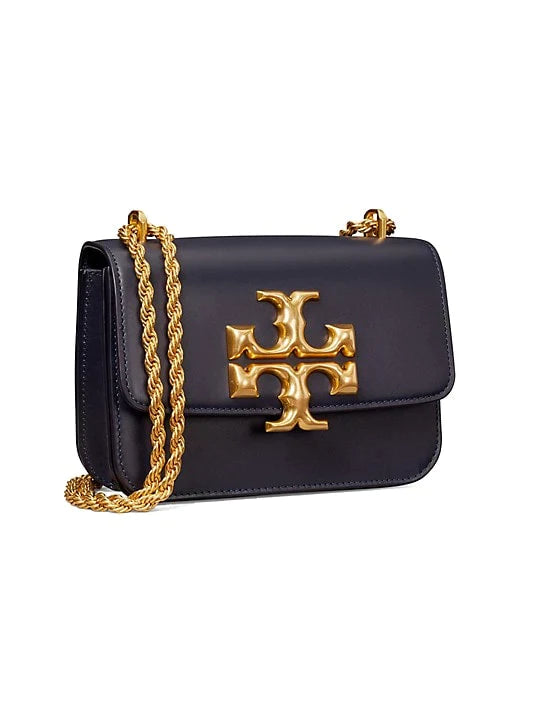 Tory Burch – Eleanor Textured Convertible Shoulder Bag Tory Navy