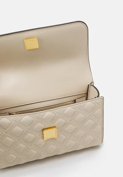 Tory Burch Fleming Small Convertible Shoulder Bag New Cream
