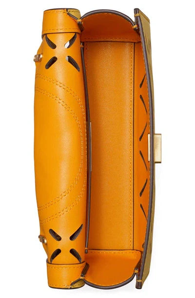 Tory Burch Fleming Diamond Perforated Large Bag