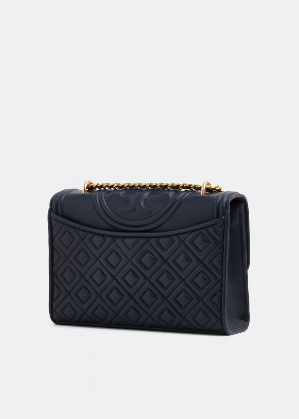Tory Burch Fleming Small Convertible Shoulder Bag Tory Navy