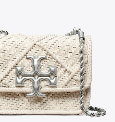 Tory Burch Eleanor Woven Small Convertible Shoulder Bag