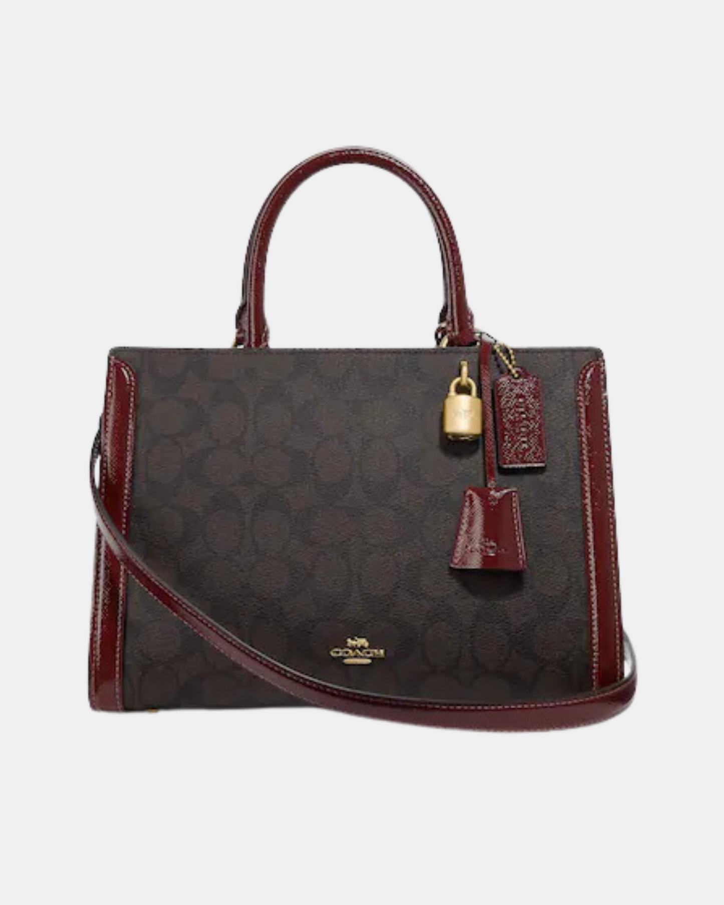 Coach Zoe Carryall In Signature Canvas