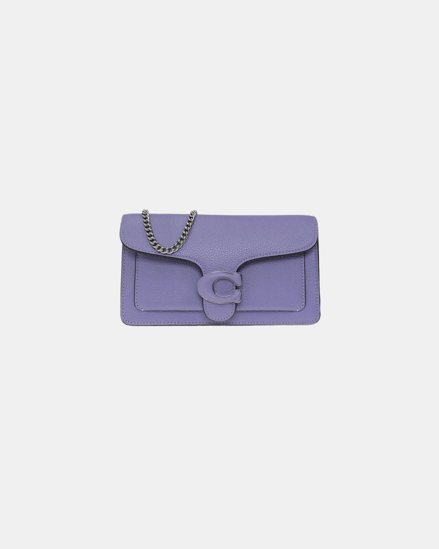 Coach Tabby Logo Plaque Chain Clutch 20
