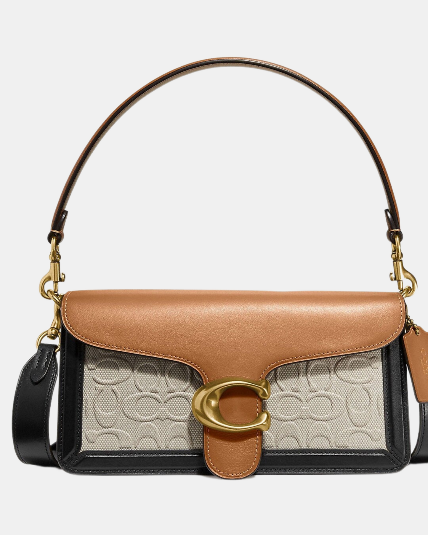 Coach Tabby Shoulder Bag 26 In Blocked Signature Canvas