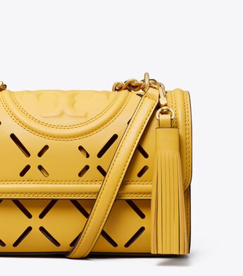 Tory Burch Fleming Diamond Perforated Small Bag