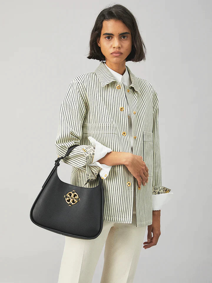 Tory Burch Women's Miller Small Hobo Bag - Black