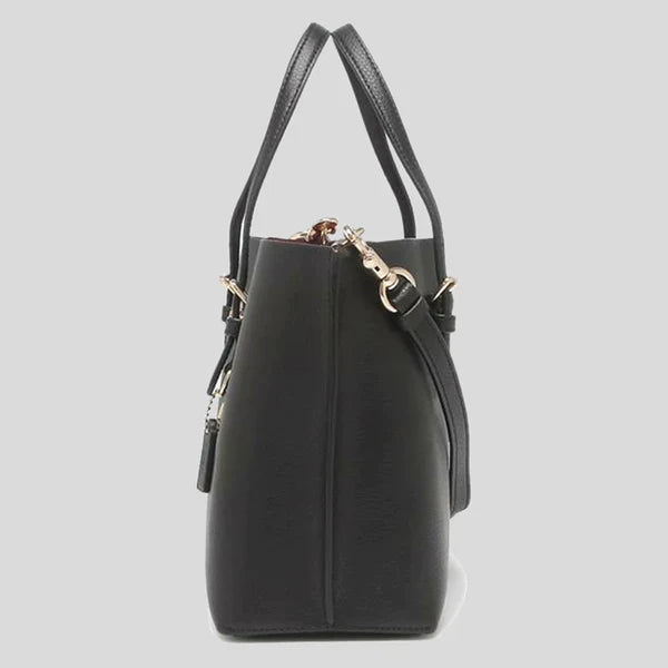 Coach Mollie Tote 25 Black True Red