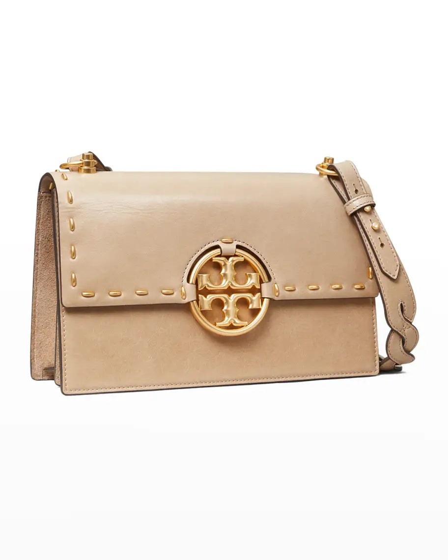 Tory Burch Miller Metal stitch Shoulder Bag Large